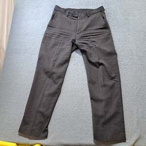 Croft & Barrow Classic Fit Dress Pants Mens Size 32x30 Gray Casual Straight Leg